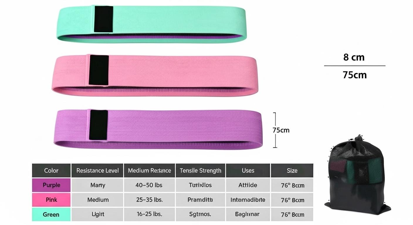 Bandes Cuisses-Fessiers Résistance Pro