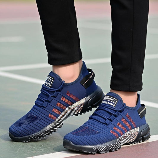 Men Casual Sneakers Mesh Lightweight Breathable Soft Soled Running Shoes Slip-on Male Flats Loafers Shoe Trainers Zapatos Hombre