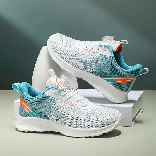 Children Running Shoes Autumn Breathable Mesh Shock-Absorbing Sports Shoes Fashion Comfort Outdoor Soft Soled Casual Sneakers