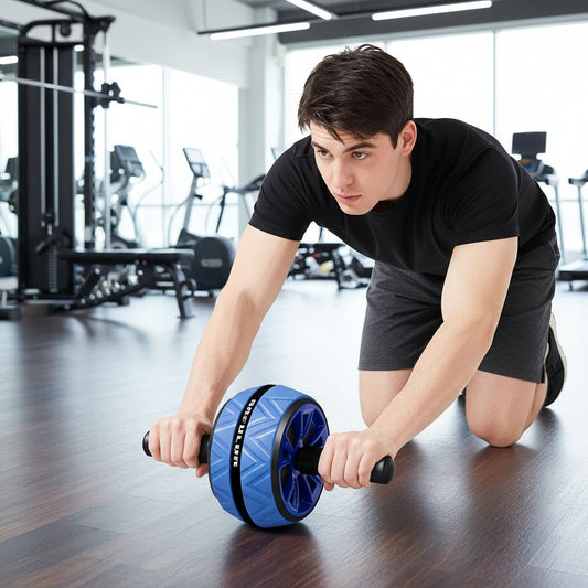 UniversalSports Fitness Abs Roller for Men and Women Silent Abdominal Wheel for Core Strength Toning Slimming Home Gym Equipment