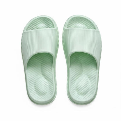 UTUNE Non-slip Massage Slippers Women EVA Indoor Slippers Light Couple House Bathroom Shoes for Man Waterproof Sandals Slides