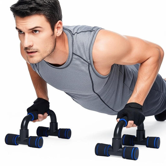 Appareil fitness Non-Slip Push Up H-Shaped Support Bar Stand Home Fitness Power Rack Gym Handles Pushup Bars Exercise Arm Chest Muscle Training