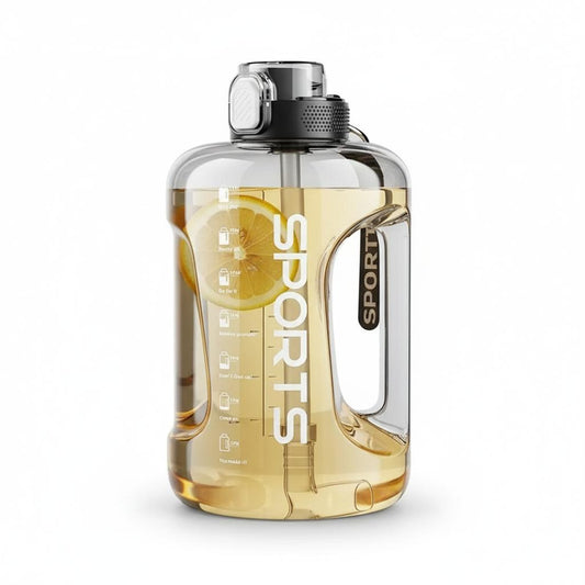 1700ML/2500ML/3800ML Fitness Cup Bpa Free Drinking Bottle Large Capacity Portable PC Sports Water Bottle With Straw