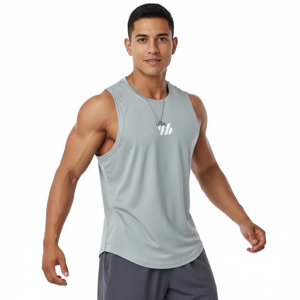 Men's tank top, made of high-quality mesh, ideal for basketball, running and fitness