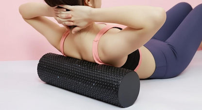 Yoga Roller Round EVA Foam Cylinder Hexagonal Roller for Pilates Exercise Enhanced Home Workouts Diameter