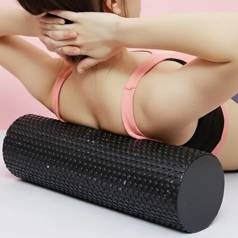 Yoga Roller Round EVA Foam Cylinder Hexagonal Roller for Pilates Exercise Enhanced Home Workouts Diameter