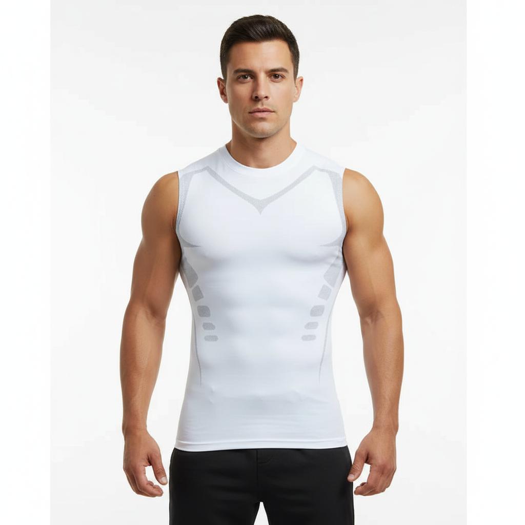 Mans Compression Tank Top Men Gym Shirt Sleeveless Quick Dry Sportswear Male Fitness Bodybuilding Vest Workout Muscle Top