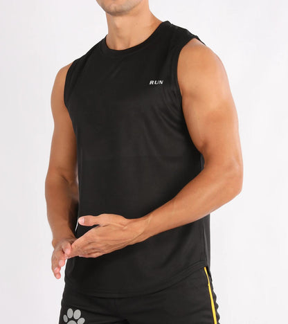 Sports tank tops, quick fitness, loose sleeveless tops, trendy basketball jerseys for men