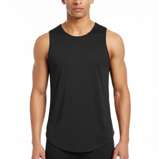 Men's quick-drying sports tank top, ideal for the gym, running, training, basketball and fitness. Loose fit