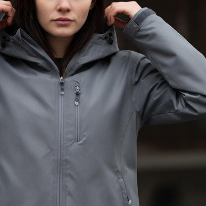 Women's Waterproof Jacket with Storage Bag - Lightweight Summer Jacket