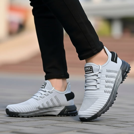Men Casual Sneakers Mesh Lightweight Breathable Soft Soled Running Shoes Slip-on Male Flats Loafers Shoe Trainers Zapatos Hombre