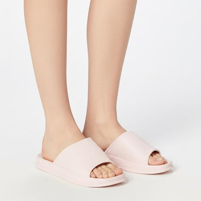 UTUNE Non-slip Massage Slippers Women EVA Indoor Slippers Light Couple House Bathroom Shoes for Man Waterproof Sandals Slides