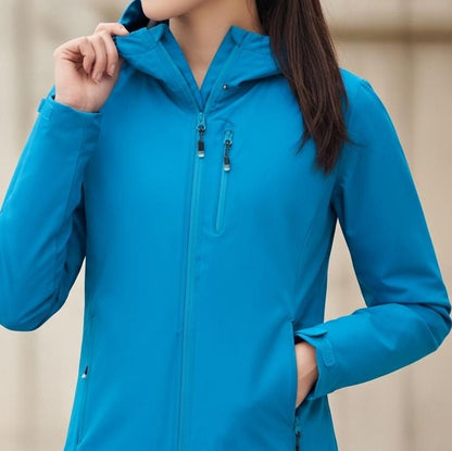 Women's Waterproof Jacket with Storage Bag - Lightweight Summer Jacket