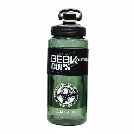 2 Liters Motivational Water Bottle With Straw Drink Bottle Large Capacity Fitness Jugs Portable Travel Sports Plastic Water Cup