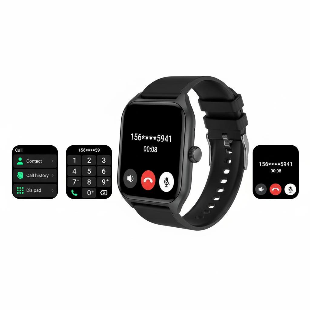 AI Voice Assistant Smart Watch for Men Women, 1.96'' HD Screen Activity Trackers with 100+Sports/ Sleep/ Heart Rate Monitor