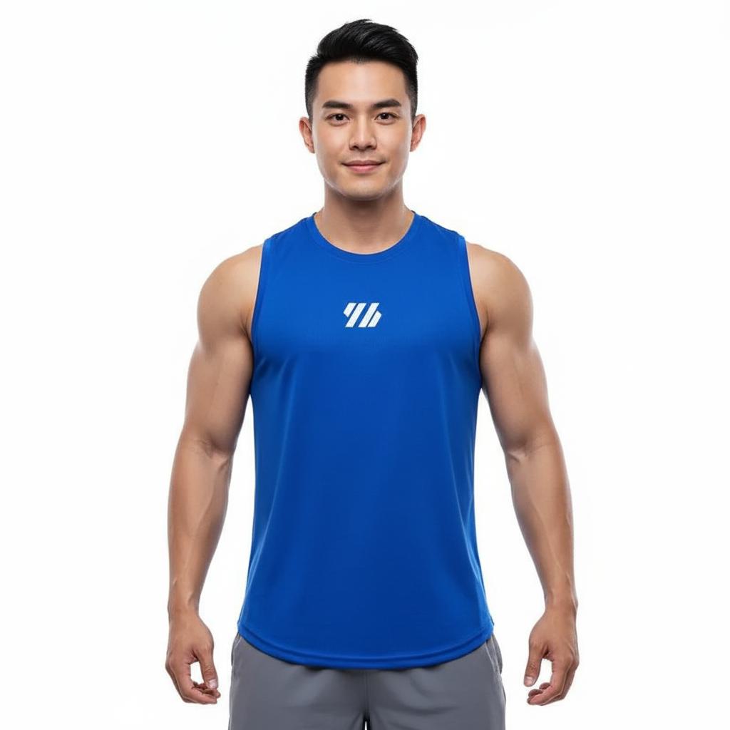Men's tank top, made of high-quality mesh, ideal for basketball, running and fitness