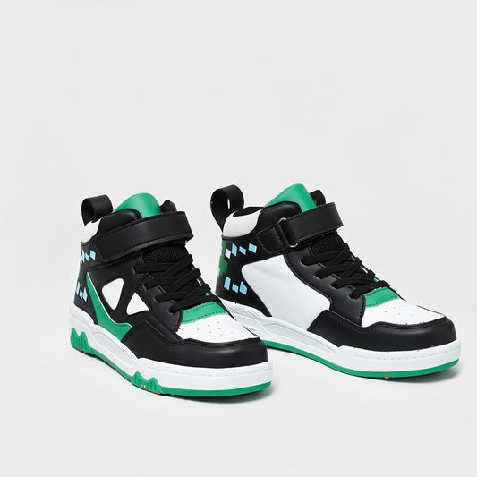 Children Casual Shoes Leather Easy To Put on Take Off School Sports Shoes Boys New Flat Non Slip Outdoor Walking Board Shoes