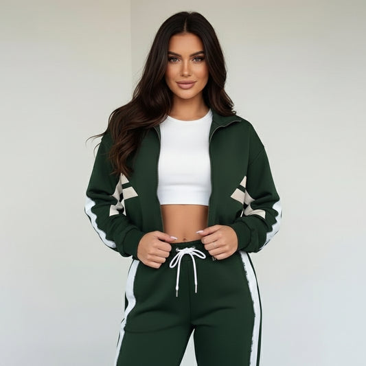 Jogging 2 pièces Veste et pantalon rayées décontracter