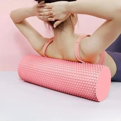 Yoga Roller Round EVA Foam Cylinder Hexagonal Roller for Pilates Exercise Enhanced Home Workouts Diameter