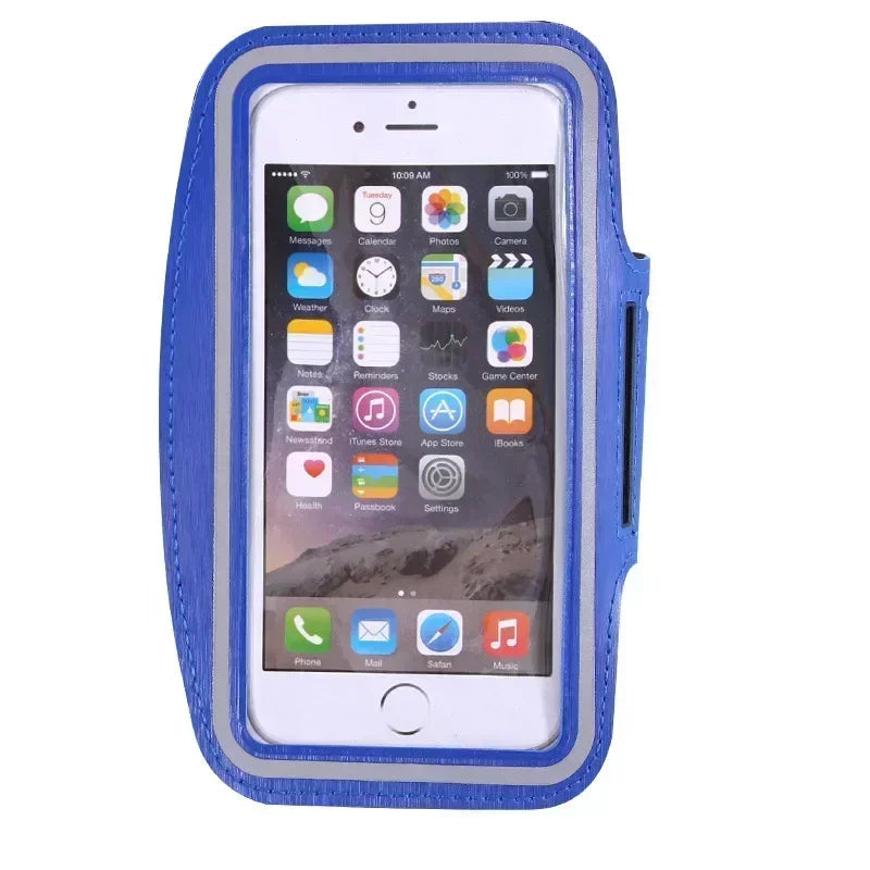 Brassard  Sports 5.5inch Mobile Phone Armband Smartphone Key Holder Gym Running Phone Bag Arm Band Cases for Samsung iPhone Holder
