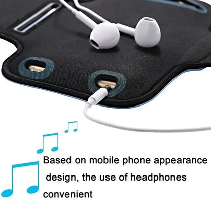 Brassard  Sports 5.5inch Mobile Phone Armband Smartphone Key Holder Gym Running Phone Bag Arm Band Cases for Samsung iPhone Holder