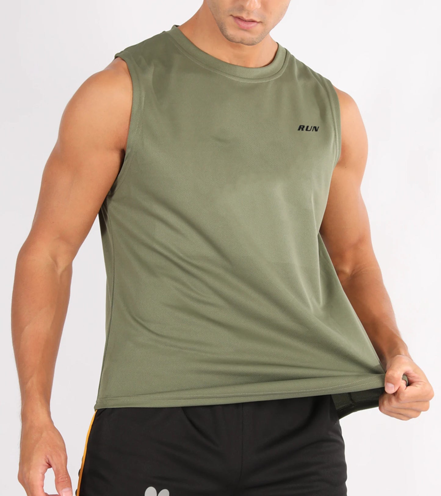 Sports tank tops, quick fitness, loose sleeveless tops, trendy basketball jerseys for men