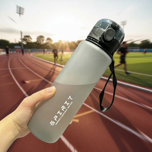 Large capacity, leakproof, graduated, and shock-resistant water bottle
