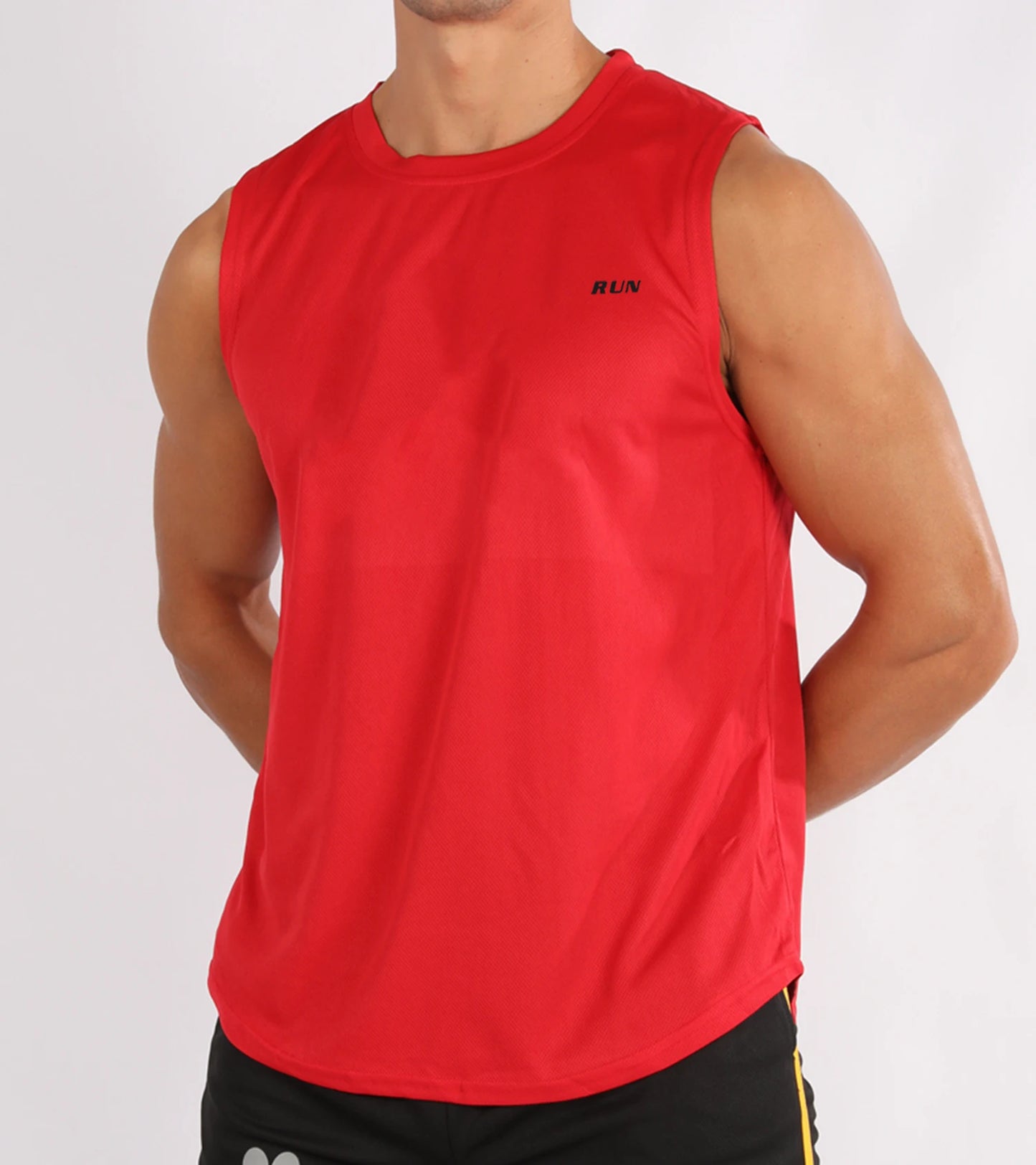 Sports tank tops, quick fitness, loose sleeveless tops, trendy basketball jerseys for men