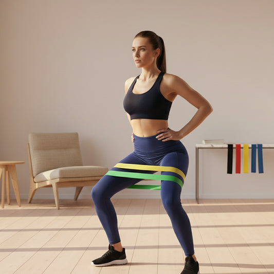 Various Color Yoga Sport Resistance Bands gym equipment TPE Home Fitness Elastic Bands Pilates strength training   workout