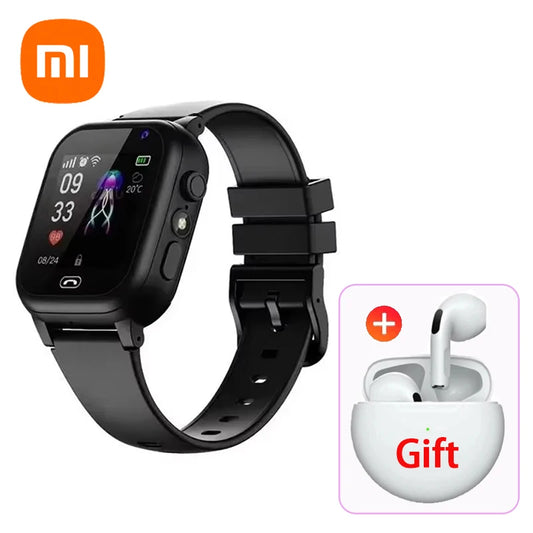Xiaomi Kids Smart Watch 5G GPS Location Video Call Sim Card SOS Child Camera Waterproof Upgrade 2025 For Boys Girls Add Earphone