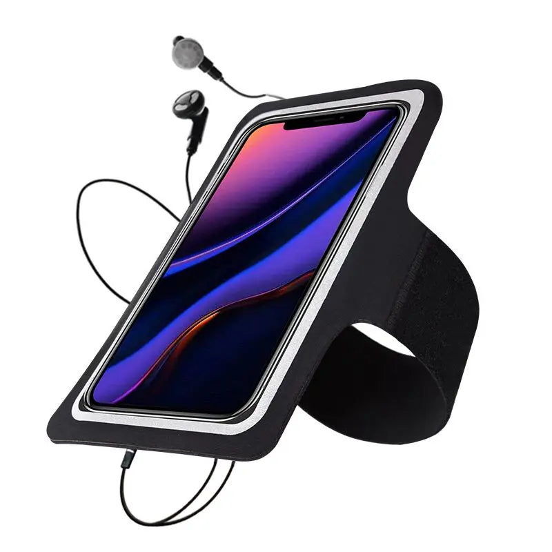 Running Sports Armbands Zipper Bag For AirPods Pro iPhone 16 15 14 13 12 11 Pro Max Samsung S24 Ultra Phone Case Holder ArmBand