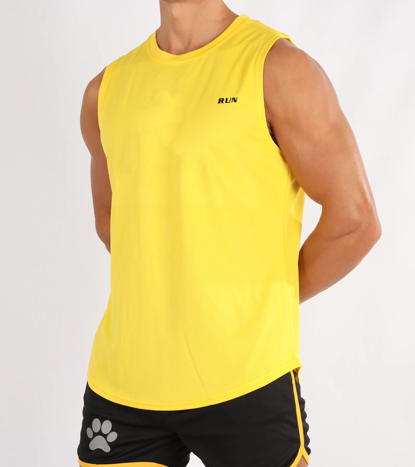 Sports tank tops, quick fitness, loose sleeveless tops, trendy basketball jerseys for men