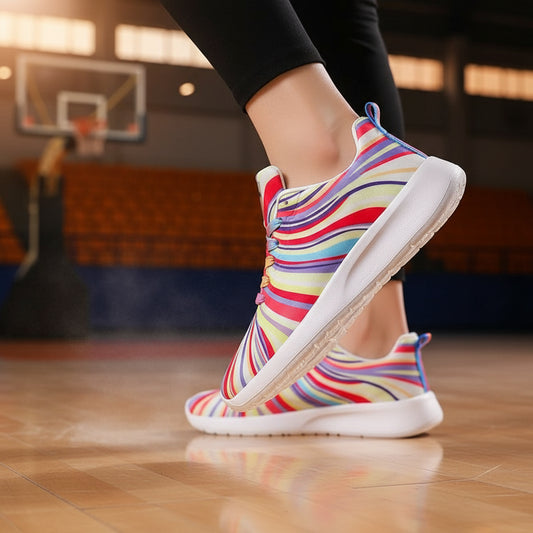 Nouvelles baskets colorées pratique et confortable
