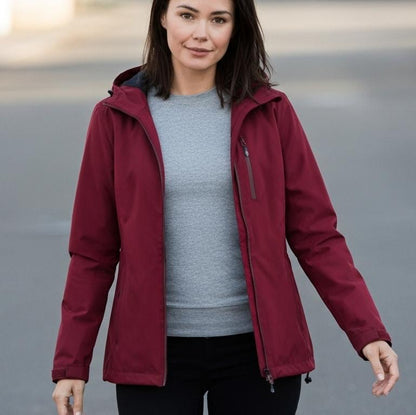 Women's Waterproof Jacket with Storage Bag - Lightweight Summer Jacket