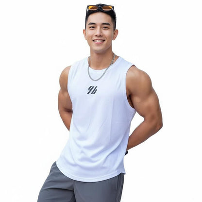 Men's tank top, made of high-quality mesh, ideal for basketball, running and fitness