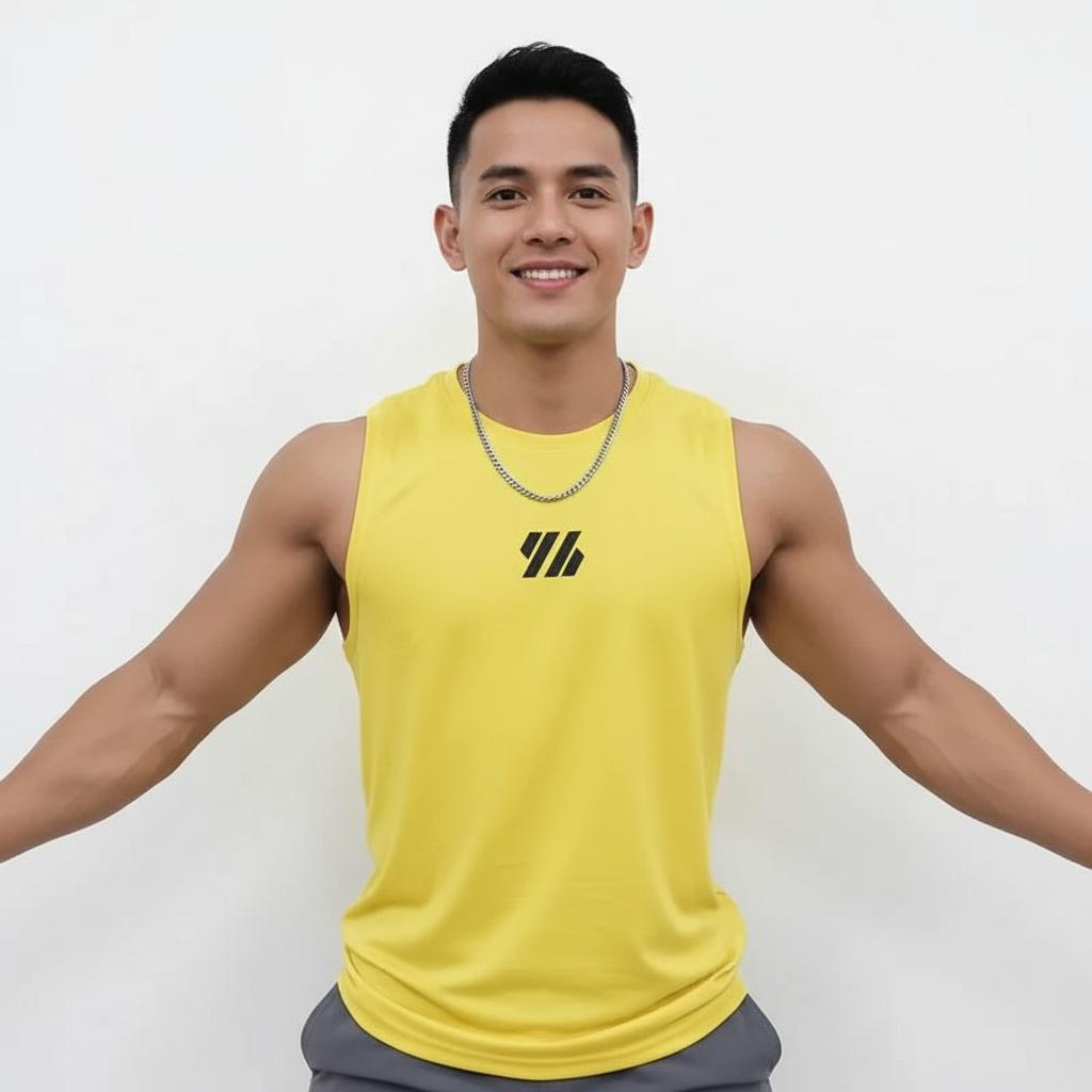 Men's tank top, made of high-quality mesh, ideal for basketball, running and fitness