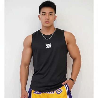 Men's tank top, made of high-quality mesh, ideal for basketball, running and fitness
