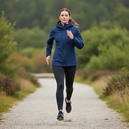 Women's Waterproof Jacket with Storage Bag - Lightweight Summer Jacket