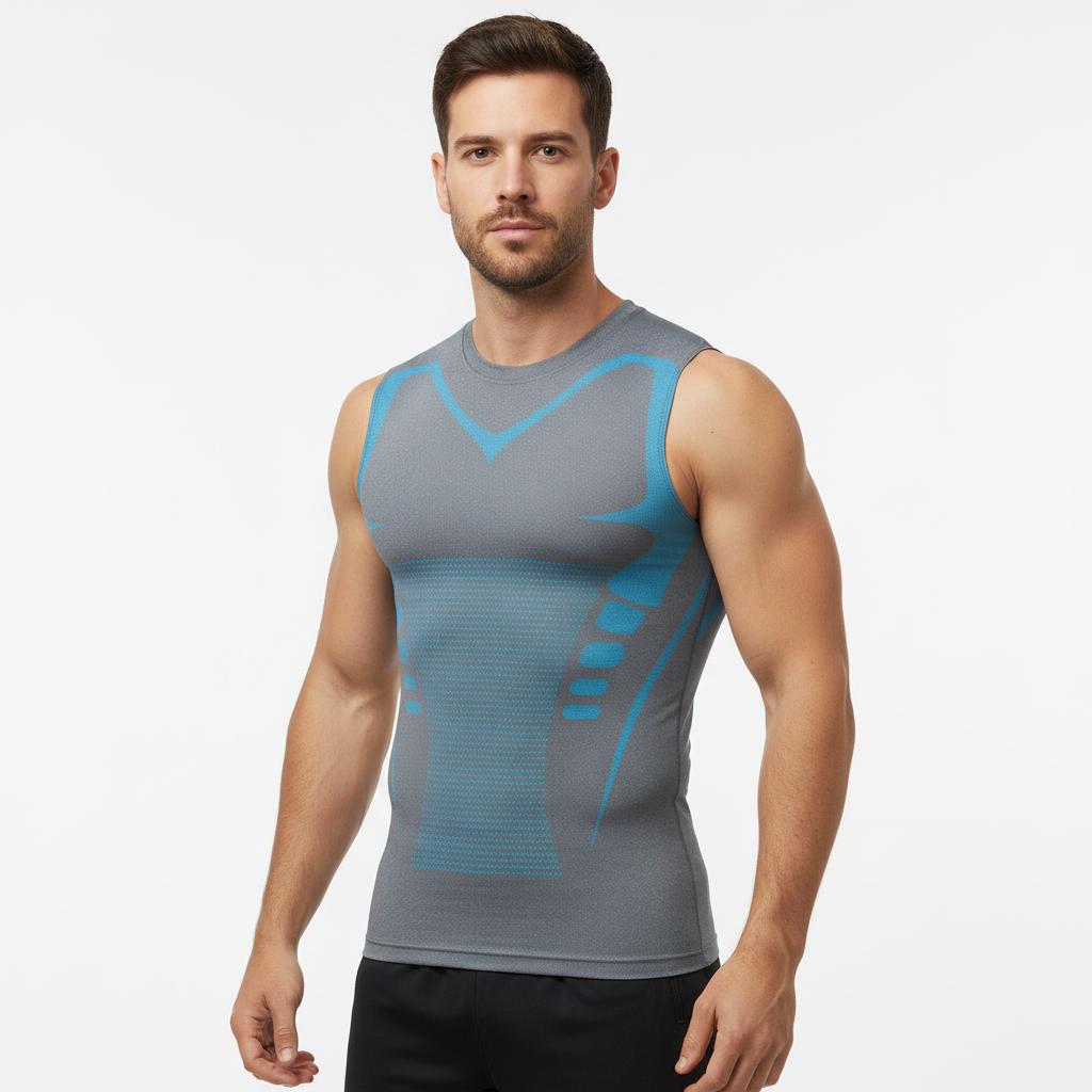 Mans Compression Tank Top Men Gym Shirt Sleeveless Quick Dry Sportswear Male Fitness Bodybuilding Vest Workout Muscle Top