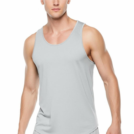Men's quick-drying sports tank top, ideal for the gym, running, training, basketball and fitness. Loose fit