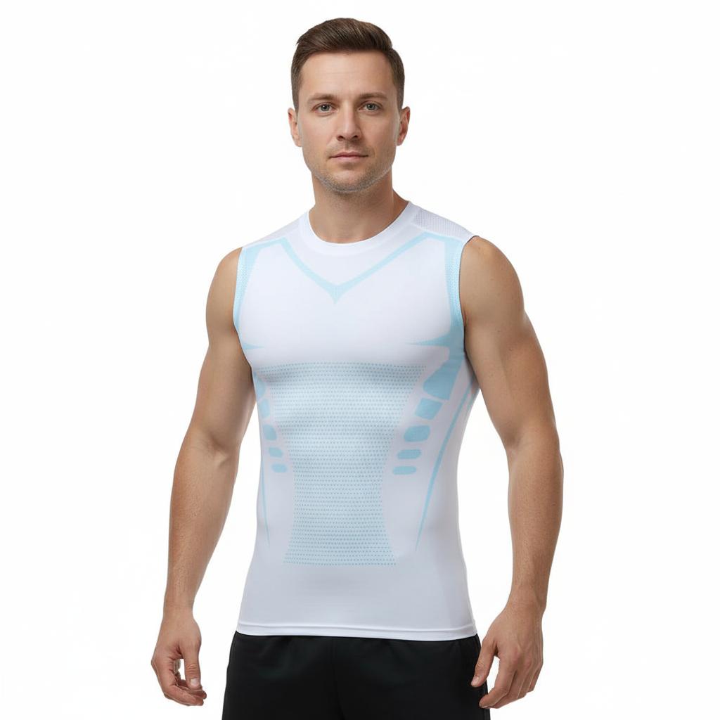 Mans Compression Tank Top Men Gym Shirt Sleeveless Quick Dry Sportswear Male Fitness Bodybuilding Vest Workout Muscle Top