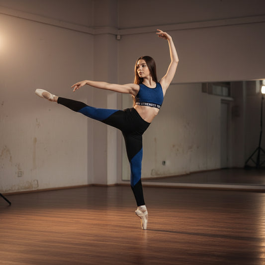 Kids Girls Sportswear Workout Gymnastics Outfits Running Sports O-Neck Wide Shoulder Tops+Pants Clothes Set Girls Activewear