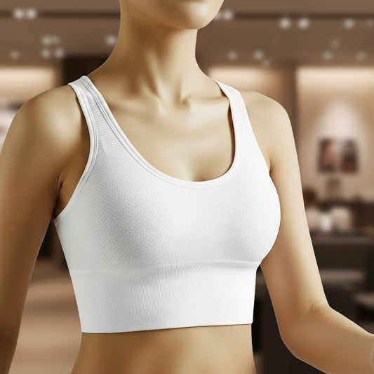Women's Breathable Sports Bra Tank Top for Gym, Fitness and Running