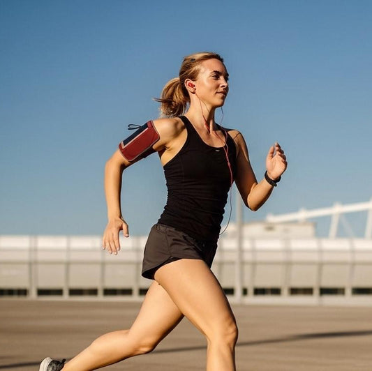 Brassard de Sport  - Étui Bras Universel Imperméable pour Téléphone (<6,8") - Portefeuille Intégré - Pour Running, Fitness