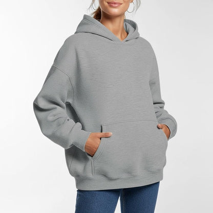 Women Hoodies Pullover Hooded Sweat Shirts Solid Color Jogger Long Sleeve Black Jogging Men Sweatshirt Sport Top Winter Clothing