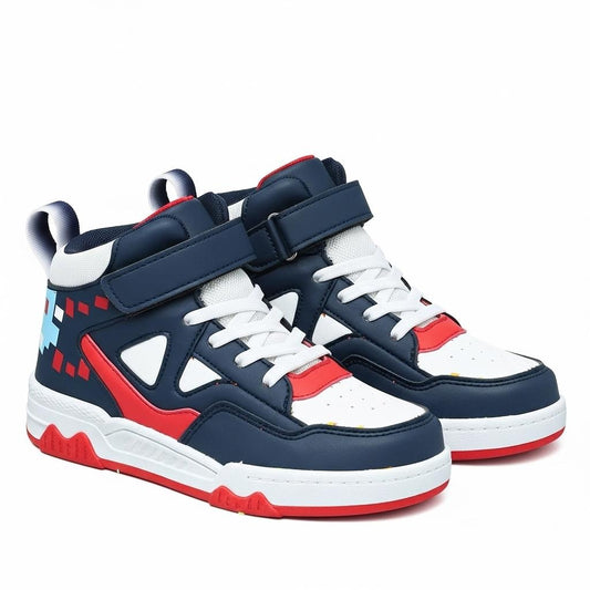 Children Casual Shoes Leather Easy To Put on Take Off School Sports Shoes Boys New Flat Non Slip Outdoor Walking Board Shoes