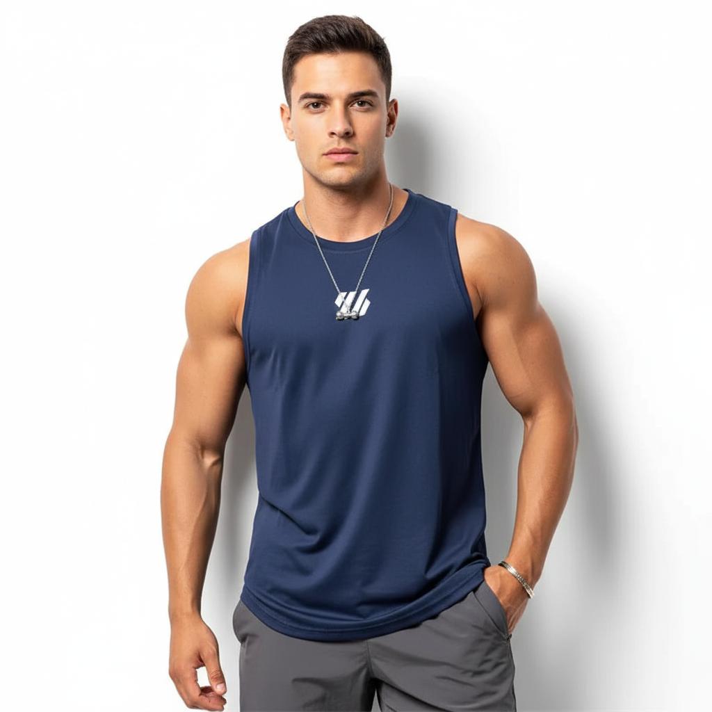 Men's tank top, made of high-quality mesh, ideal for basketball, running and fitness